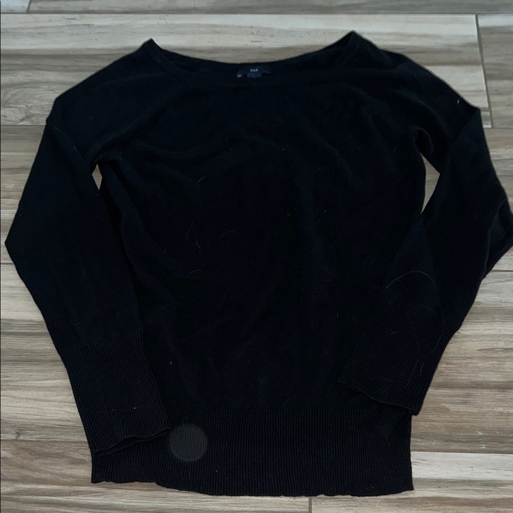Gap boat neck Classic Black Women's Sweater